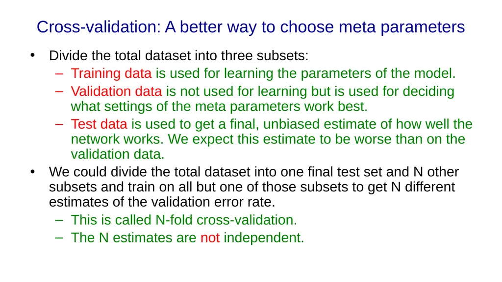 Neural Networks for Machine Learning Lecture 9a - slide 6 of 39