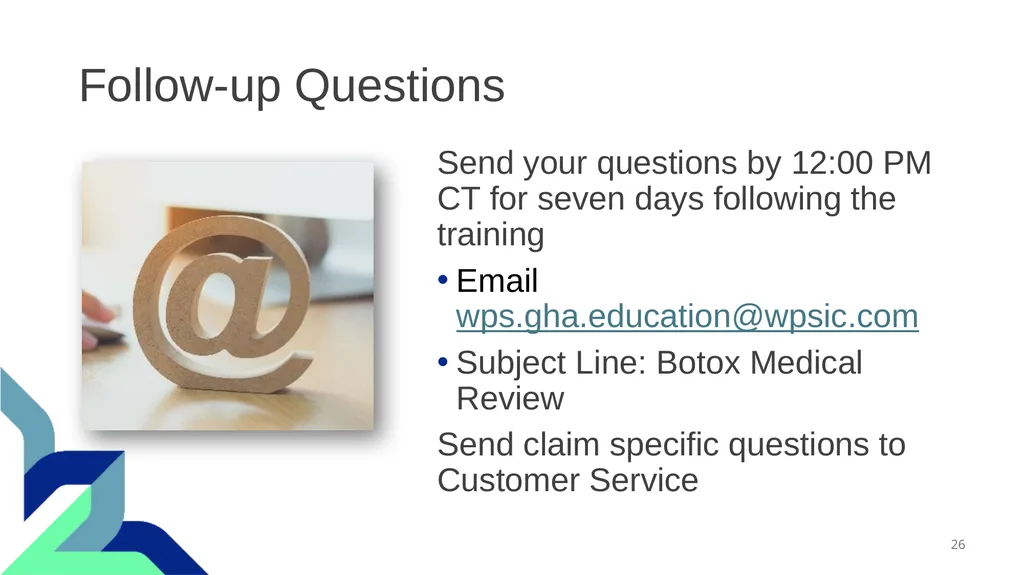 Audio Information The presenter started speaking - slide 26 of 28