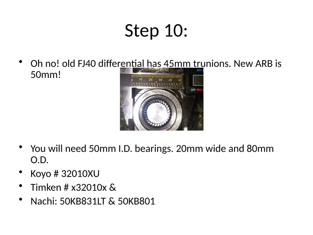 DIY ARB Locker install Step 1 Clean your - slide 11 of 26