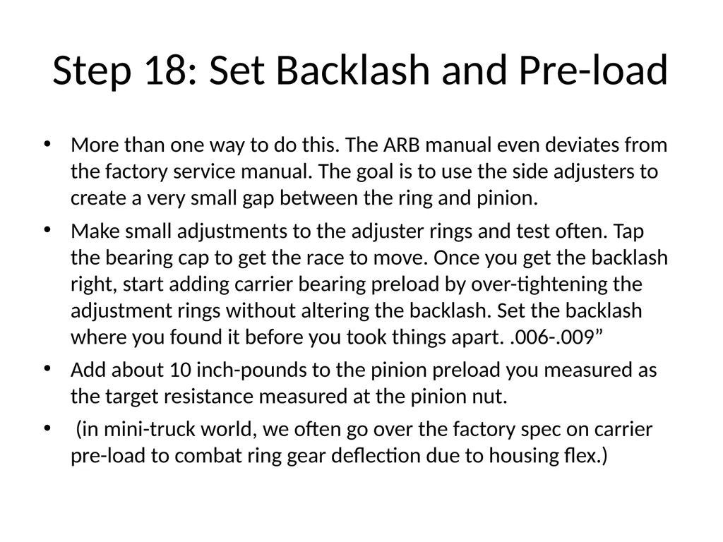 DIY ARB Locker install Step 1 Clean your - slide 19 of 26