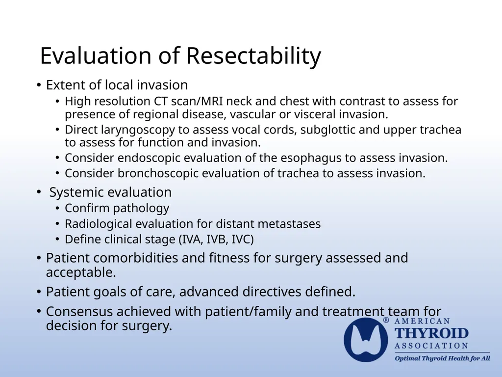 Surgical Management 2021 ATA® Guidelines for - slide 4 of 6
