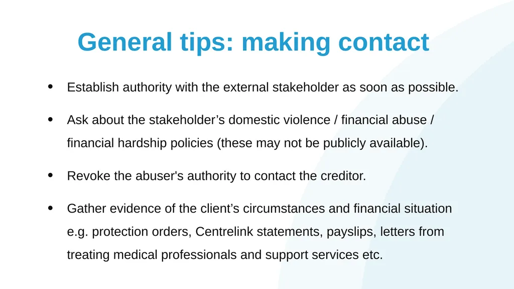 Resolving financial abuse legal issues Solicitor - slide 48 of 67