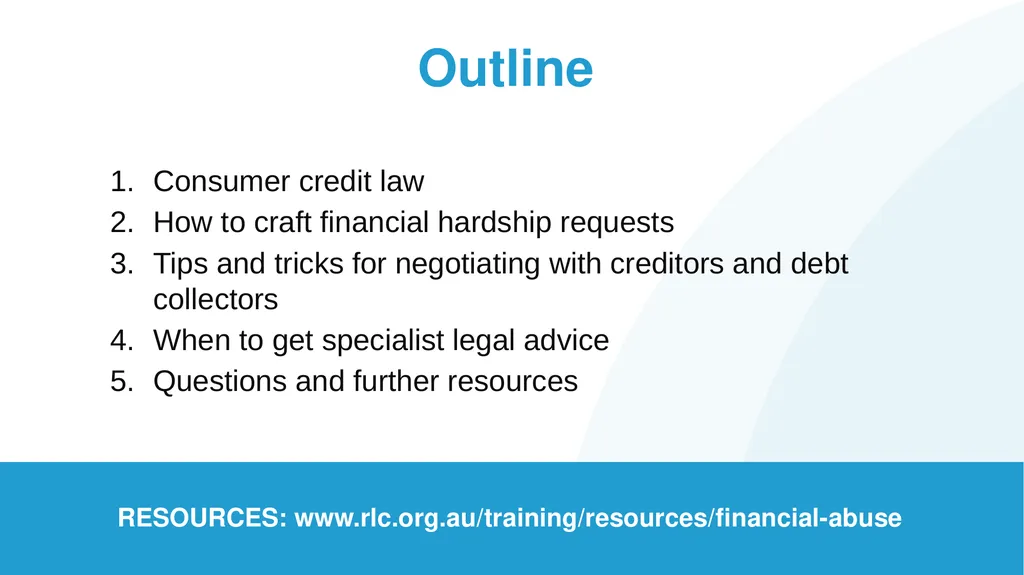 Resolving financial abuse legal issues Solicitor - slide 4 of 67