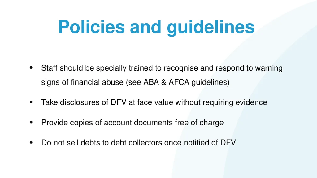 Resolving financial abuse legal issues Solicitor - slide 52 of 67