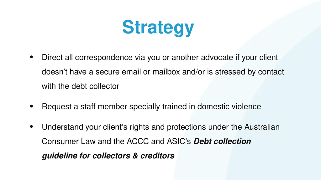 Resolving financial abuse legal issues Solicitor - slide 59 of 67