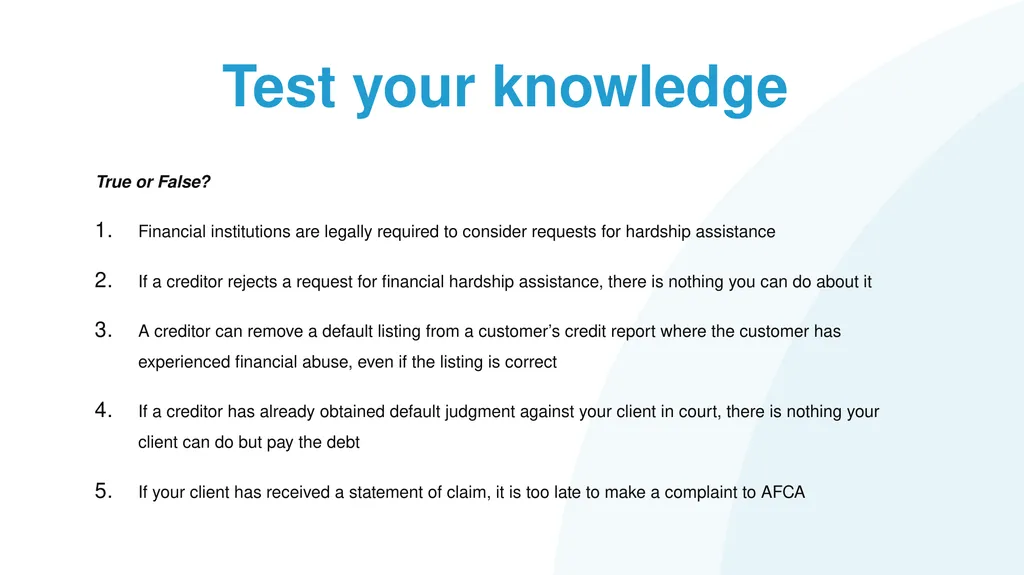 Resolving financial abuse legal issues Solicitor - slide 6 of 67