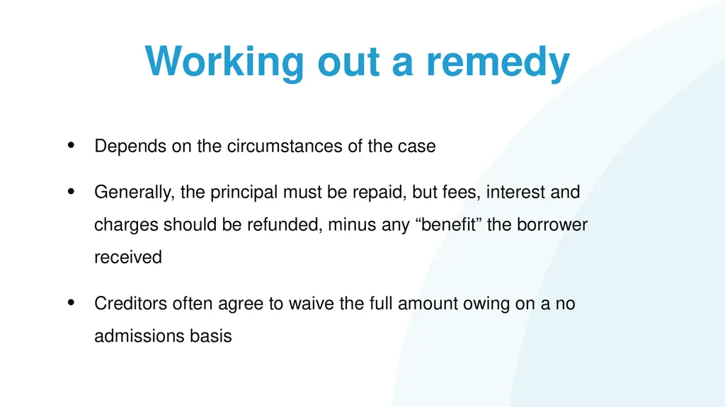 Resolving financial abuse legal issues Solicitor - slide 24 of 67