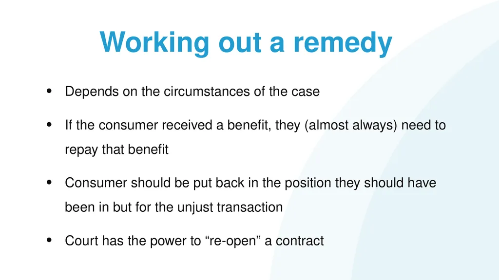 Resolving financial abuse legal issues Solicitor - slide 31 of 67
