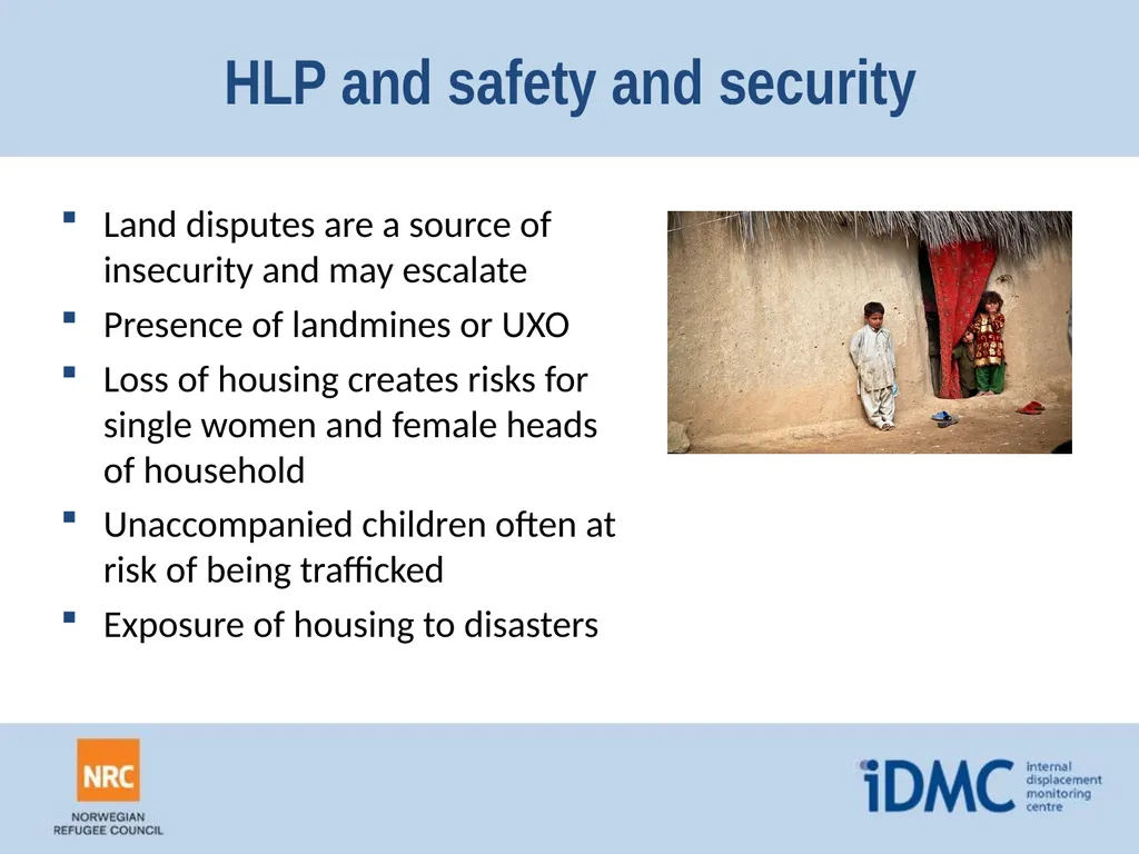 Housing, land and property (HLP) Durable - slide 17 of 24