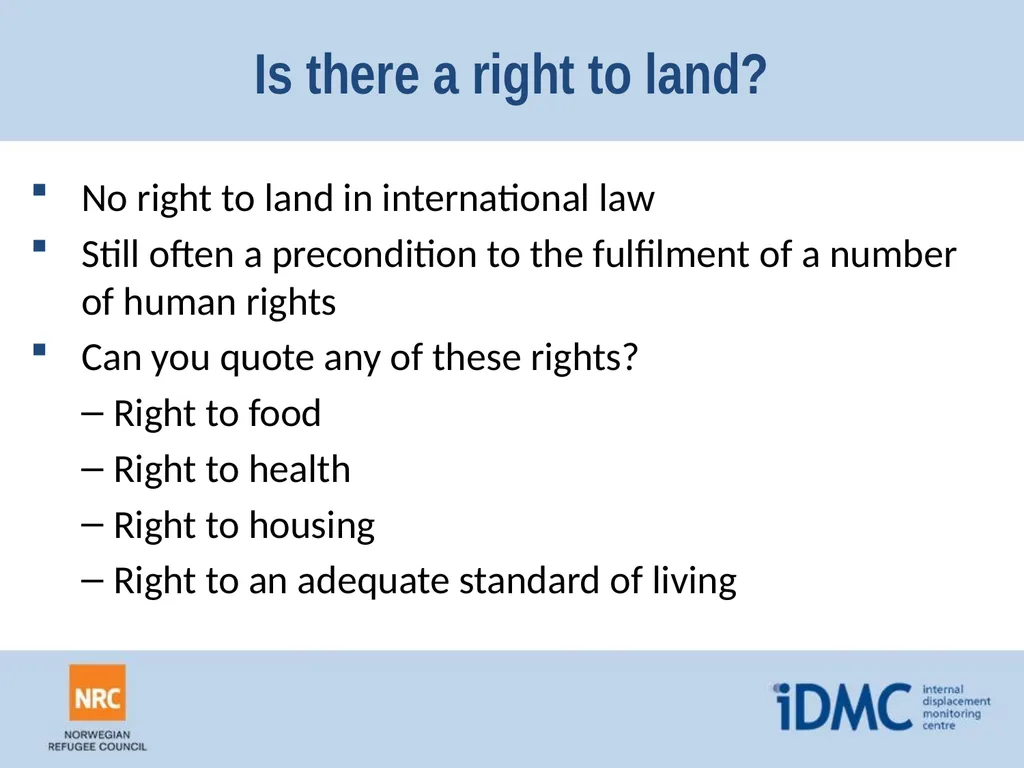 Housing, land and property (HLP) Durable - slide 7 of 24