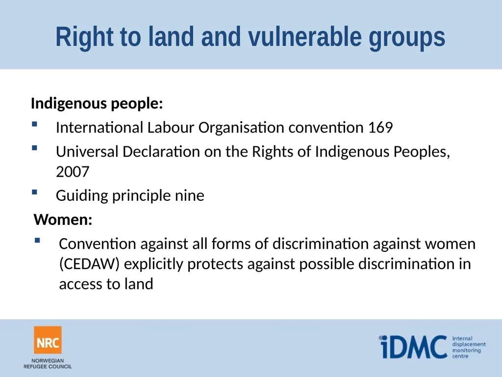 Housing, land and property (HLP) Durable - slide 8 of 24