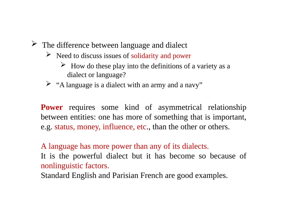 Languages, Dialects, and Varieties Wardhaugh - slide 10 of 19