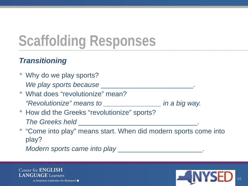 Enhancing Comprehension for English Language - slide 63 of 73