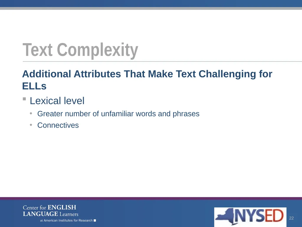 Enhancing Comprehension for English Language - slide 22 of 73