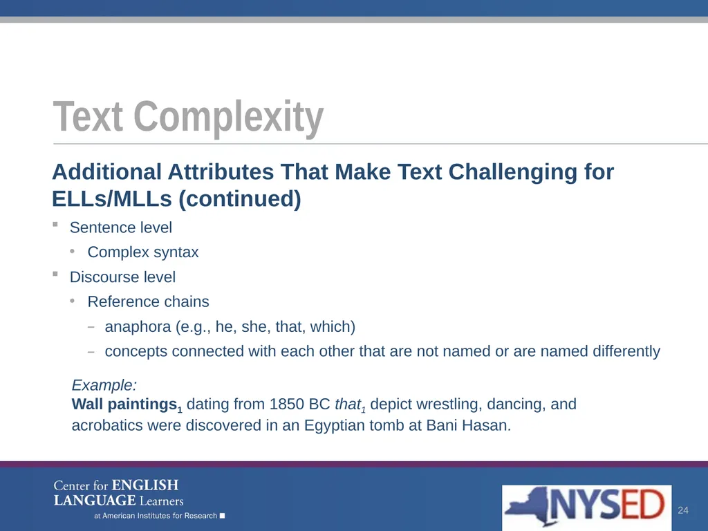 Enhancing Comprehension for English Language - slide 24 of 73
