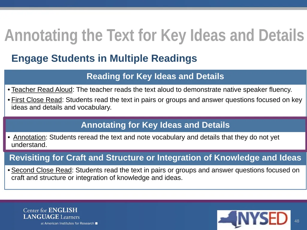 Enhancing Comprehension for English Language - slide 48 of 73
