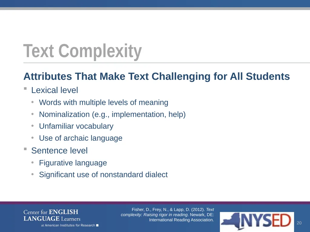 Enhancing Comprehension for English Language - slide 20 of 73