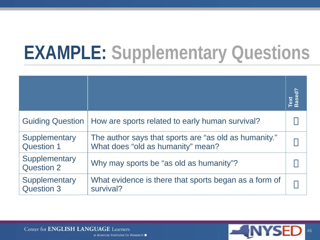 Enhancing Comprehension for English Language - slide 46 of 73