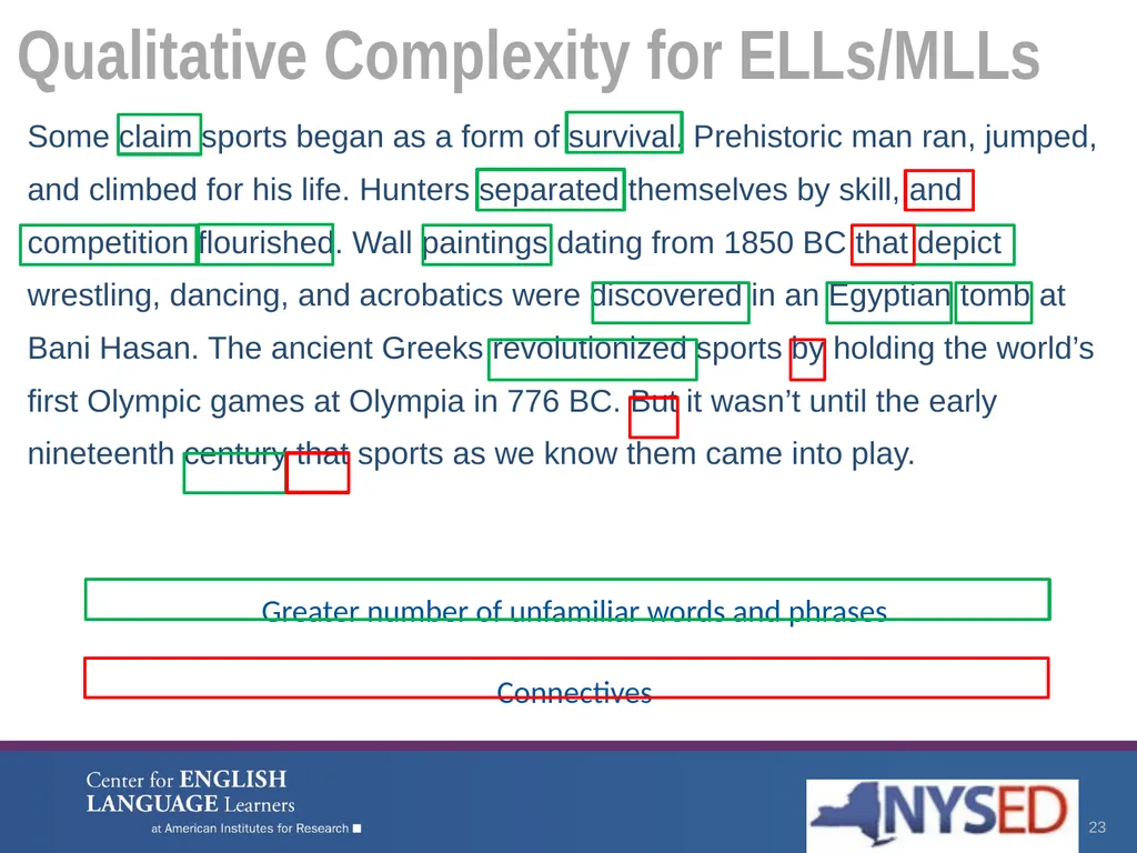 Enhancing Comprehension for English Language - slide 23 of 73