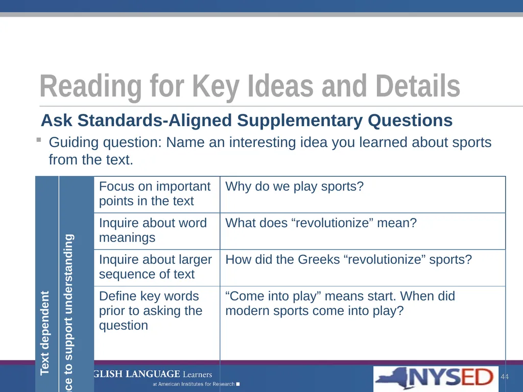 Enhancing Comprehension for English Language - slide 44 of 73