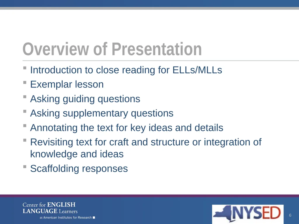 Enhancing Comprehension for English Language - slide 6 of 73