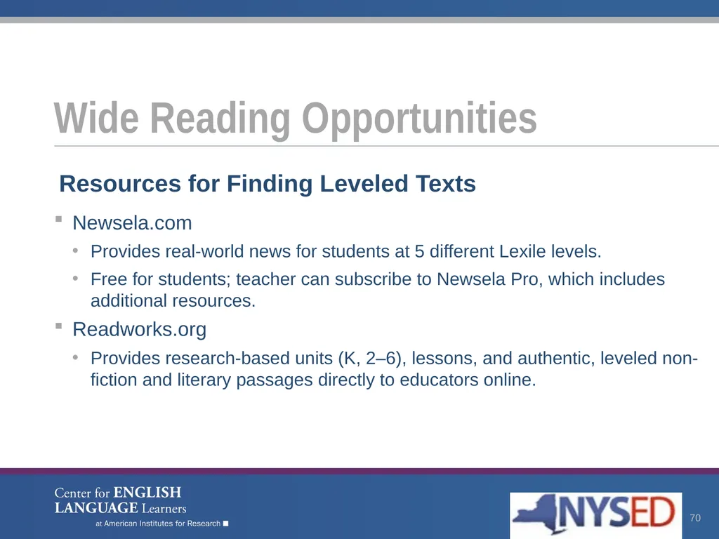 Enhancing Comprehension for English Language - slide 70 of 73
