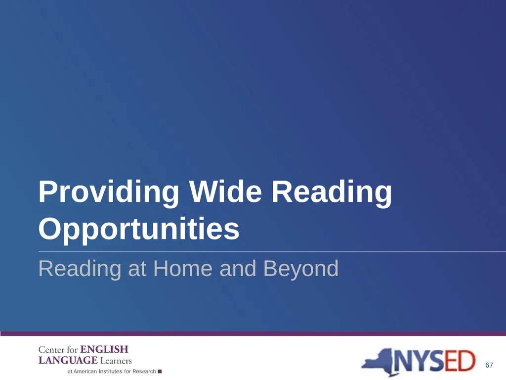 Enhancing Comprehension for English Language - slide 67 of 73