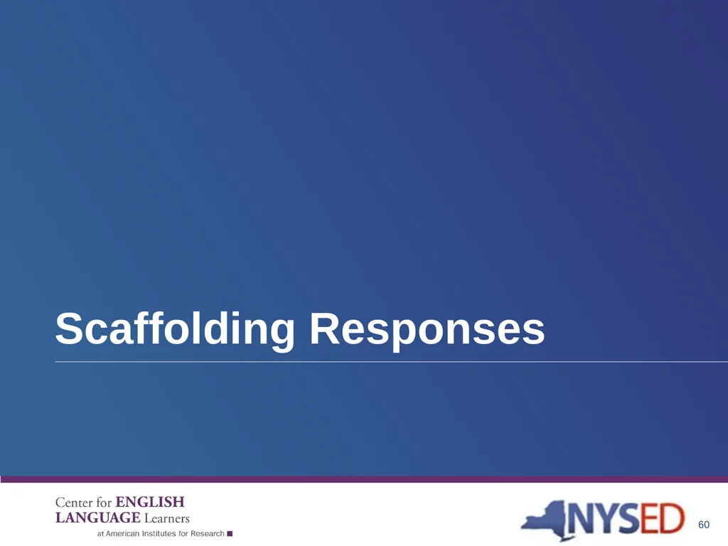 Enhancing Comprehension for English Language - slide 60 of 73