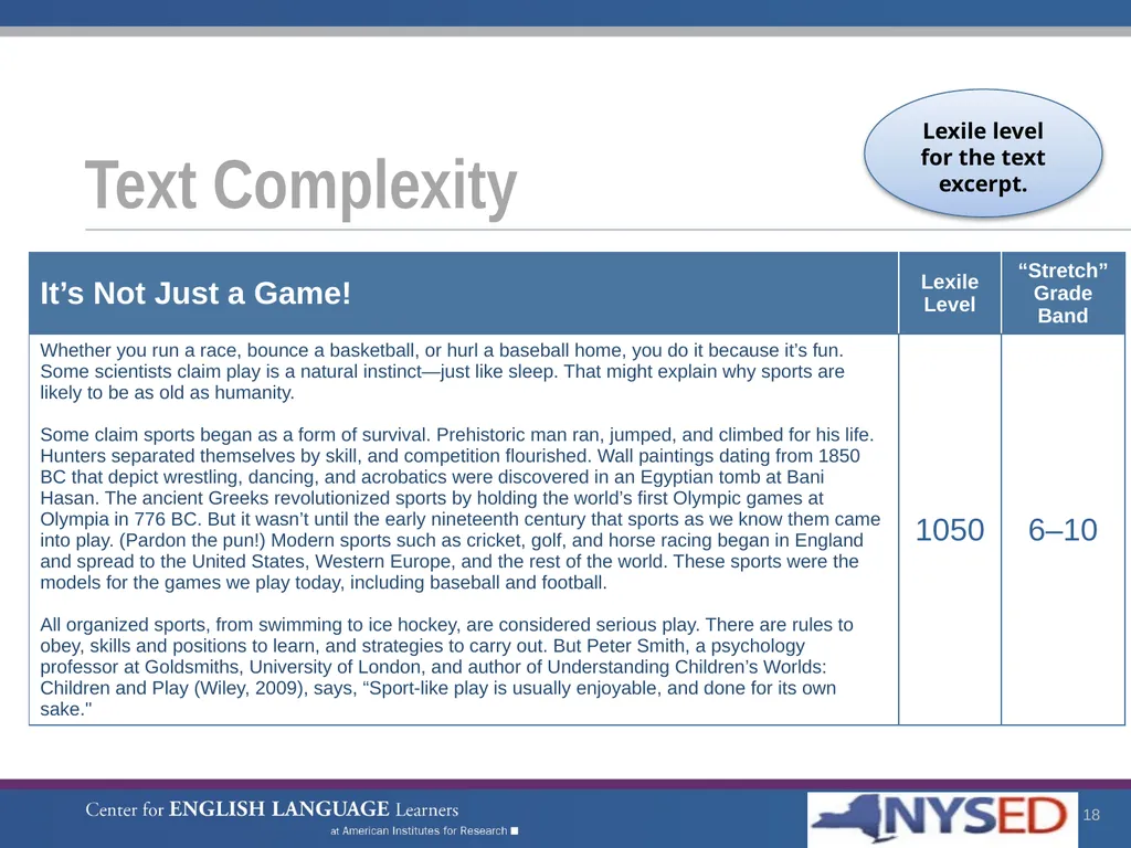 Enhancing Comprehension for English Language - slide 18 of 73