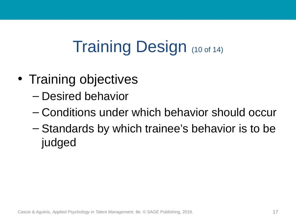 Chapter 15 Training and Development: - slide 17 of 30