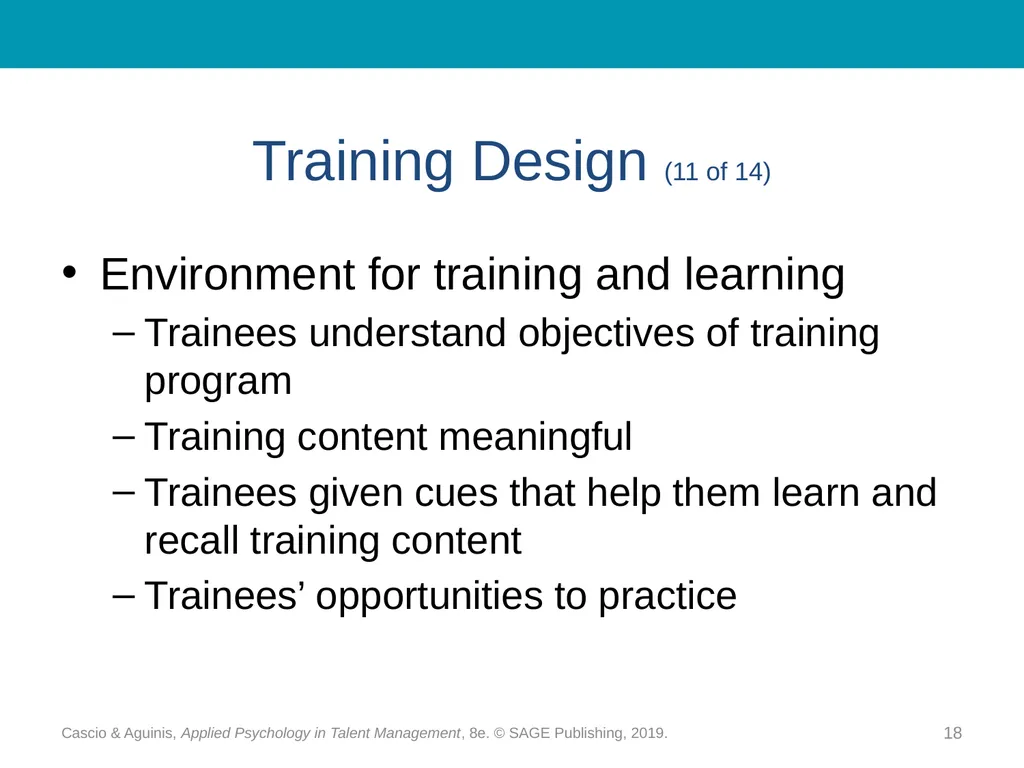Chapter 15 Training and Development: - slide 18 of 30