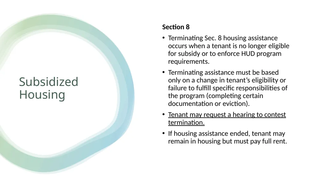 Housing EBS Basic Training Agenda EBS Role - slide 41 of 46