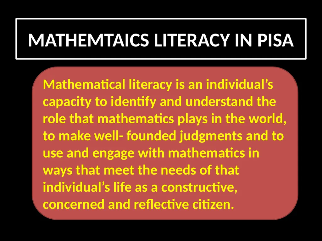 PISA - 2021 Why , What & How An Overview - slide 19 of 25