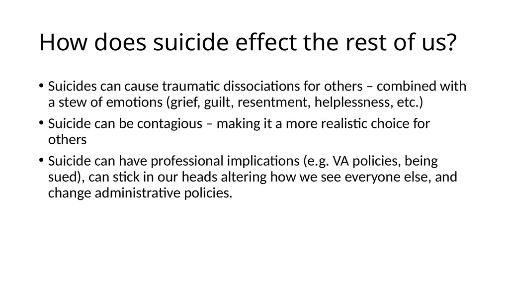 Person-Centered Approaches to Suicide Prevention - slide 24 of 26