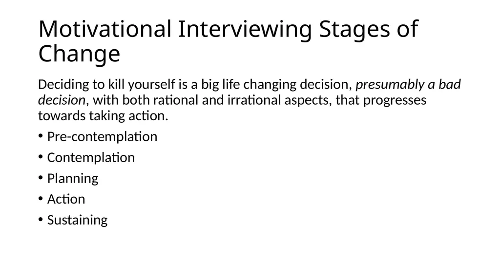 Person-Centered Approaches to Suicide Prevention - slide 8 of 26