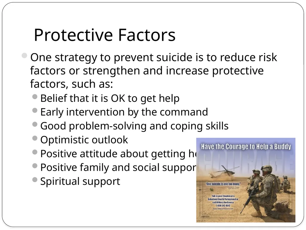 Suicide Awareness and Prevention Learning Topics - slide 7 of 15