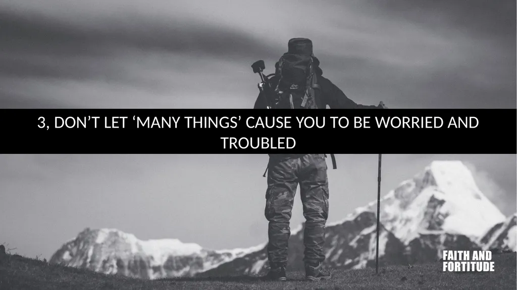 FAITH AND FORTITUDE TWO MAJOR CHALLENGES WE FACE - slide 18 of 32