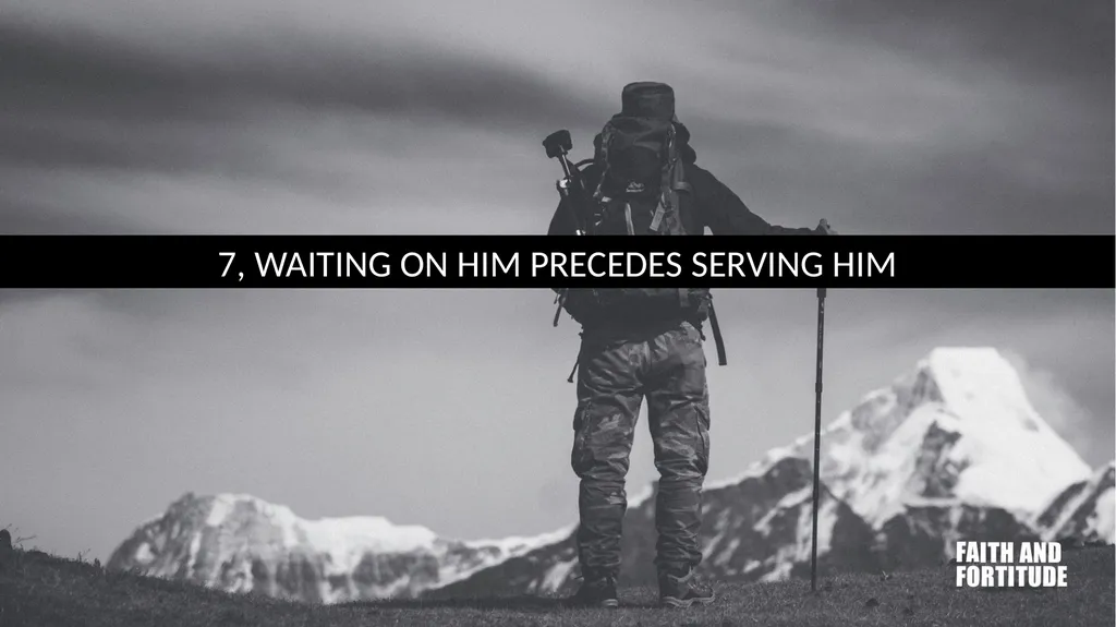 FAITH AND FORTITUDE TWO MAJOR CHALLENGES WE FACE - slide 22 of 32