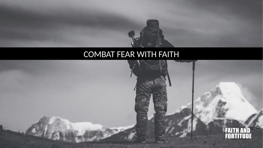 FAITH AND FORTITUDE TWO MAJOR CHALLENGES WE FACE - slide 8 of 32