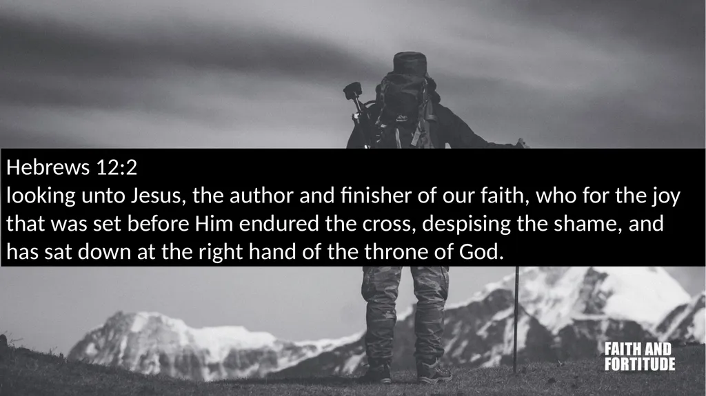 FAITH AND FORTITUDE TWO MAJOR CHALLENGES WE FACE - slide 25 of 32