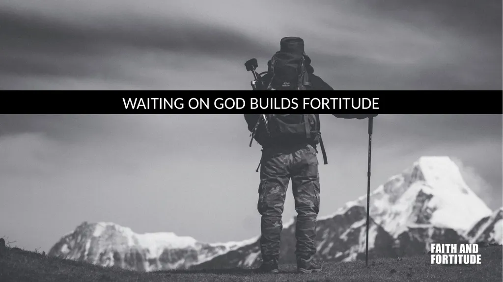 FAITH AND FORTITUDE TWO MAJOR CHALLENGES WE FACE - slide 12 of 32