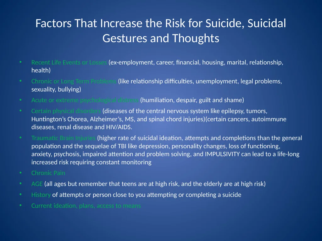 Basic Suicide Risk Assessment Stacey Moody McHenry - slide 11 of 19