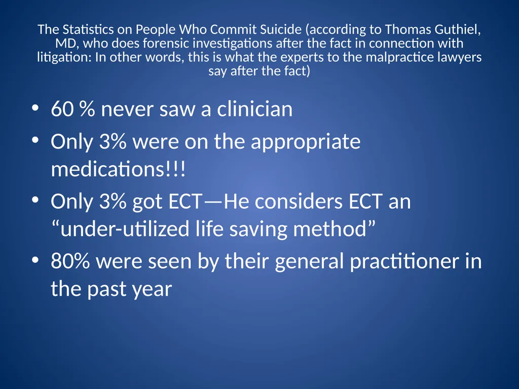 Basic Suicide Risk Assessment Stacey Moody McHenry - slide 5 of 19