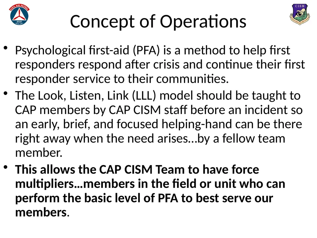 Look, Listen, and Link (LLL) Basic Psychological - slide 2 of 31