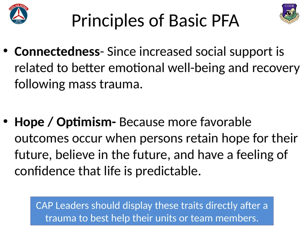 Look, Listen, and Link (LLL) Basic Psychological - slide 9 of 31