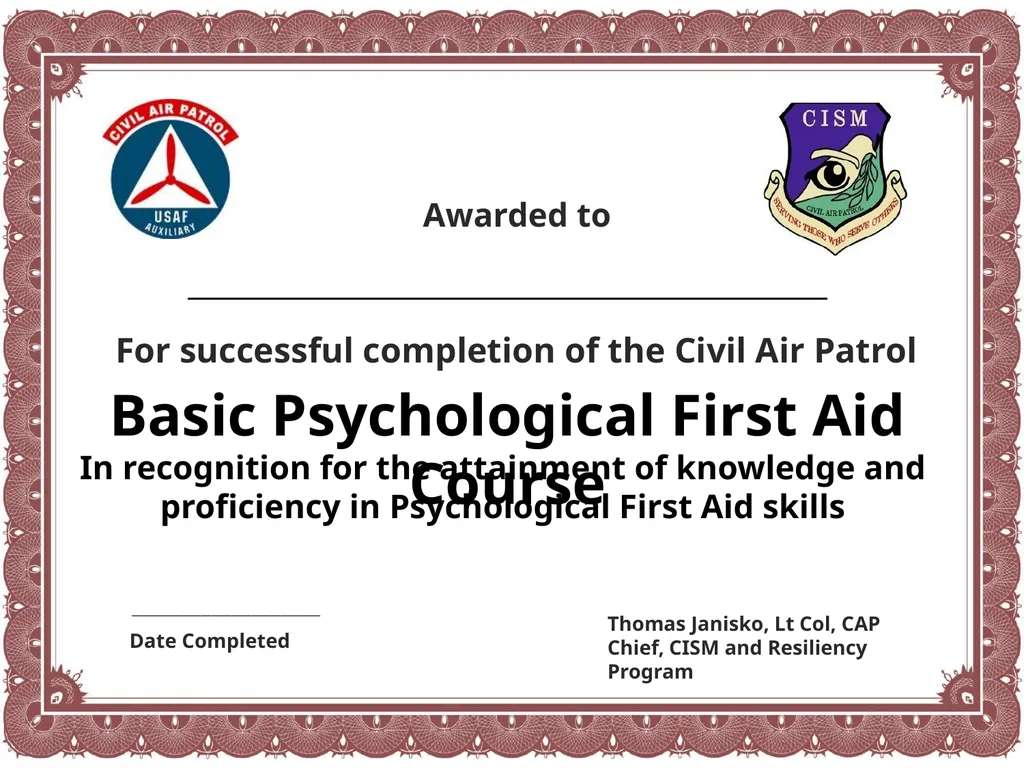 Look, Listen, and Link (LLL) Basic Psychological - slide 31 of 31