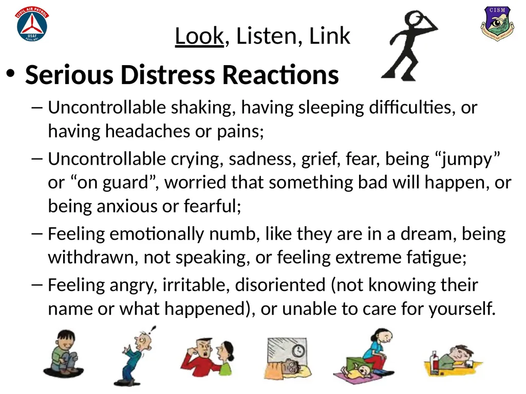 Look, Listen, and Link (LLL) Basic Psychological - slide 12 of 31