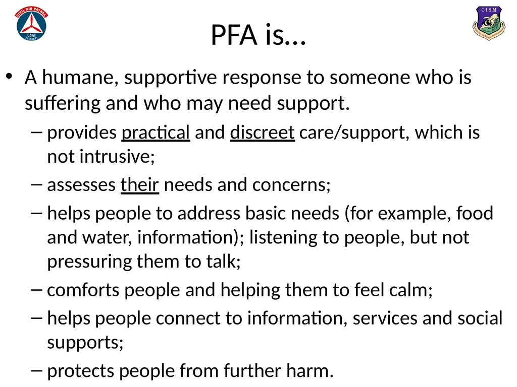 Look, Listen, and Link (LLL) Basic Psychological - slide 6 of 31