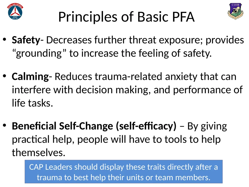 Look, Listen, and Link (LLL) Basic Psychological - slide 8 of 31