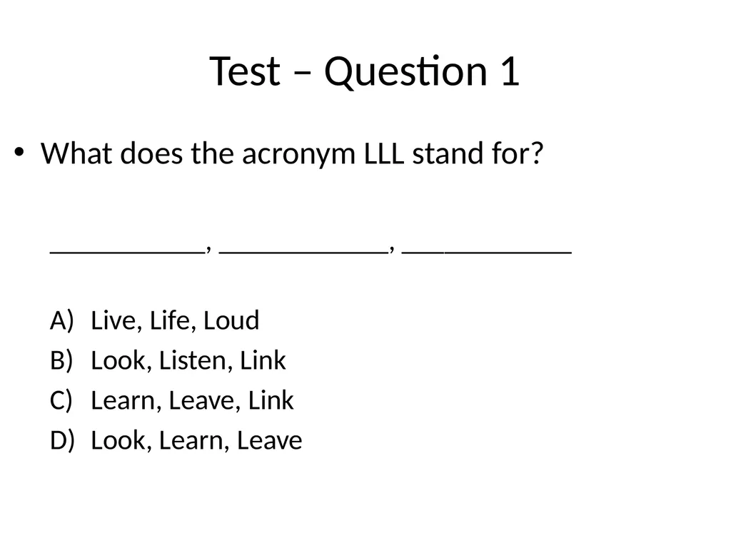 Look, Listen, and Link (LLL) Basic Psychological - slide 25 of 31